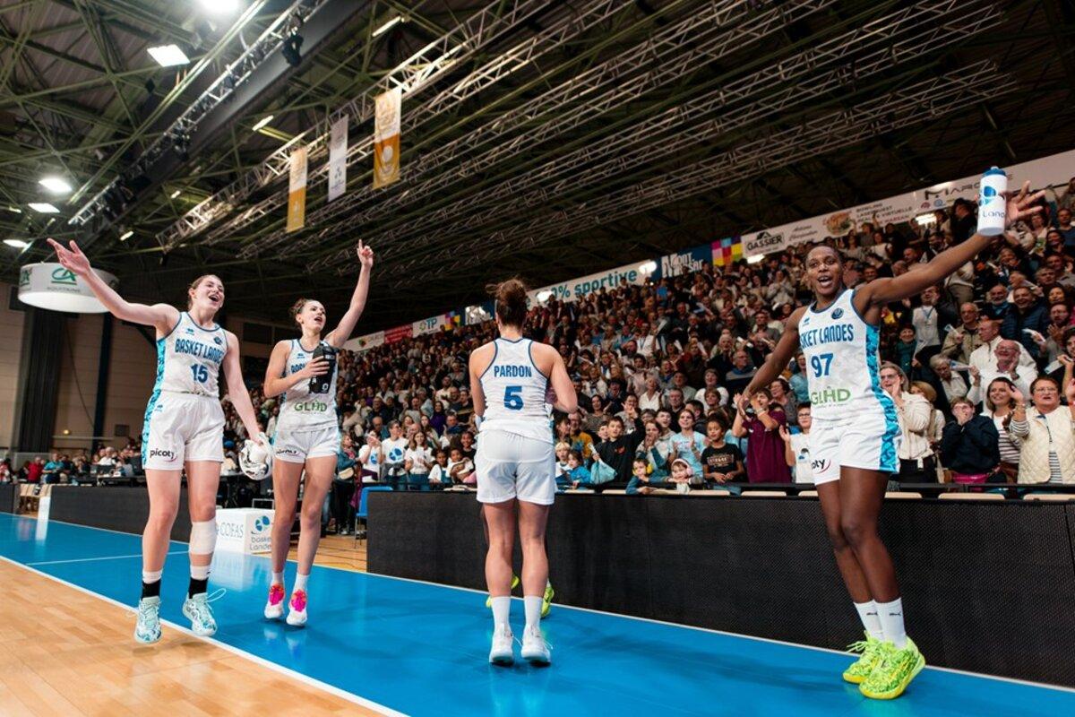 Première victoire pour Basket Landes, toujours pas pour l&rsquo;ASVEL féminin