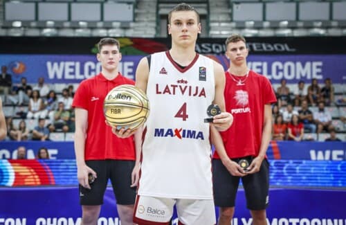 Roberts Blums (Saint-Quentin) nommé MVP de l&rsquo;EuroBasket U18 B