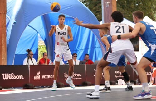 L&rsquo;équipe de France U17 masculine en quarts de finale à Voiron