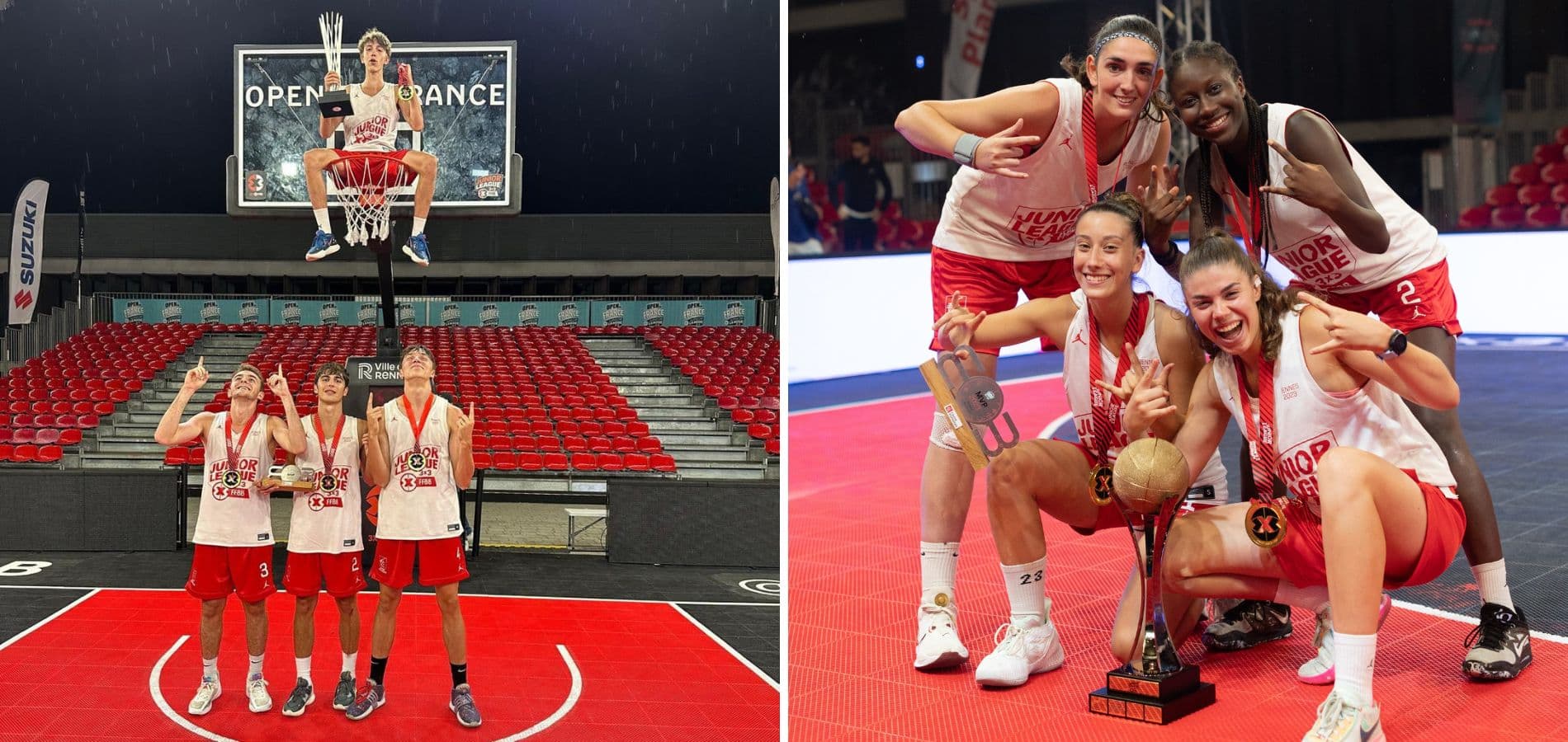 Ossun et The 3&#215;3 Academy gravent leurs noms au palmarès de la Juniorleague