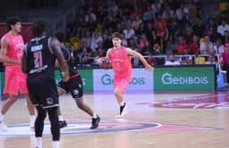Maxence Lemoine a réalisé sa meilleure sortie en Betclic ELITE, contre Boulazac