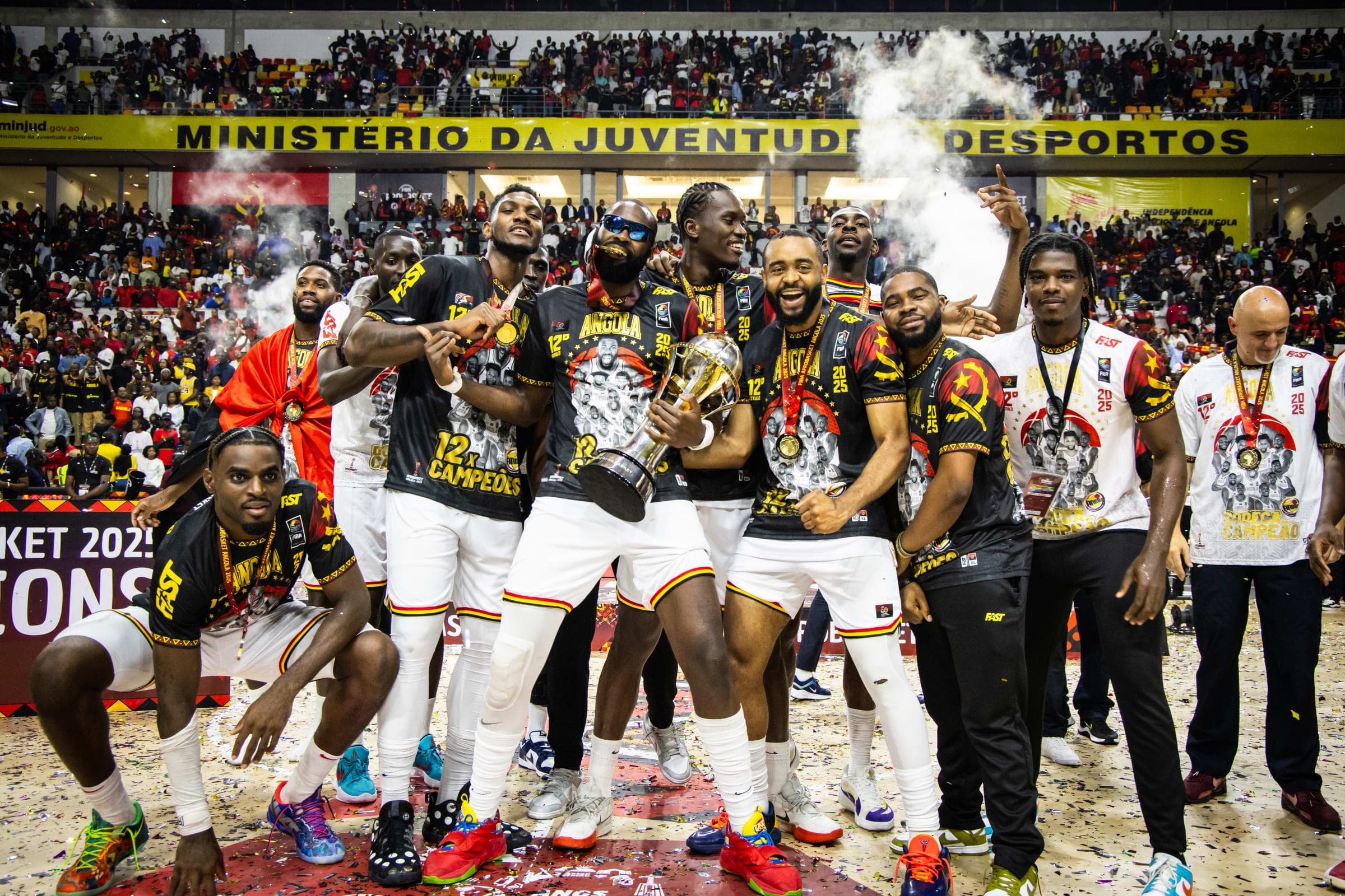 Kevin Kokila et l’Angola sacrés champions d’Afrique à la maison !