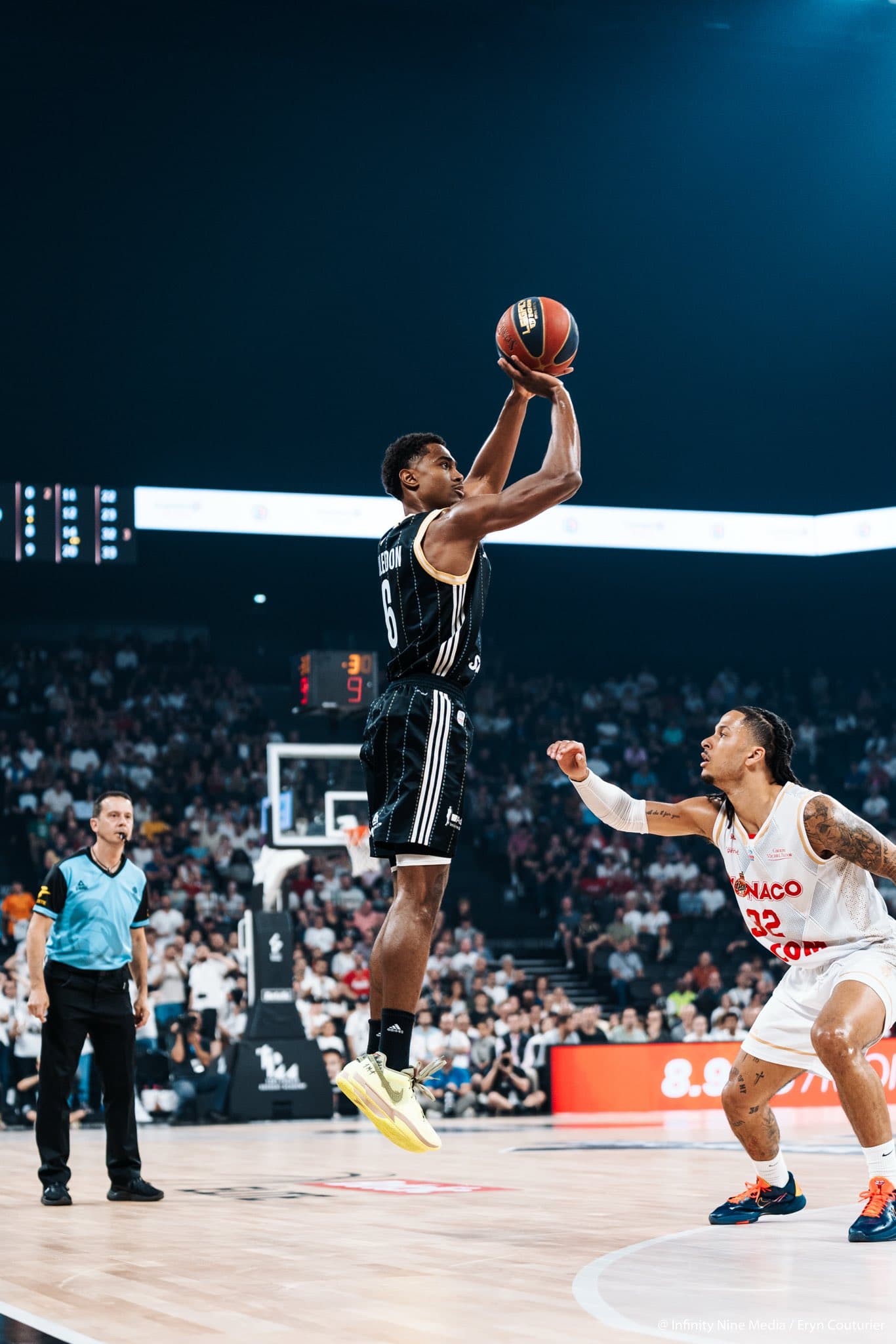 L’ASVEL frustre d’entrée l’AS Monaco : +20 lors du match 1 de cette demi-finale !