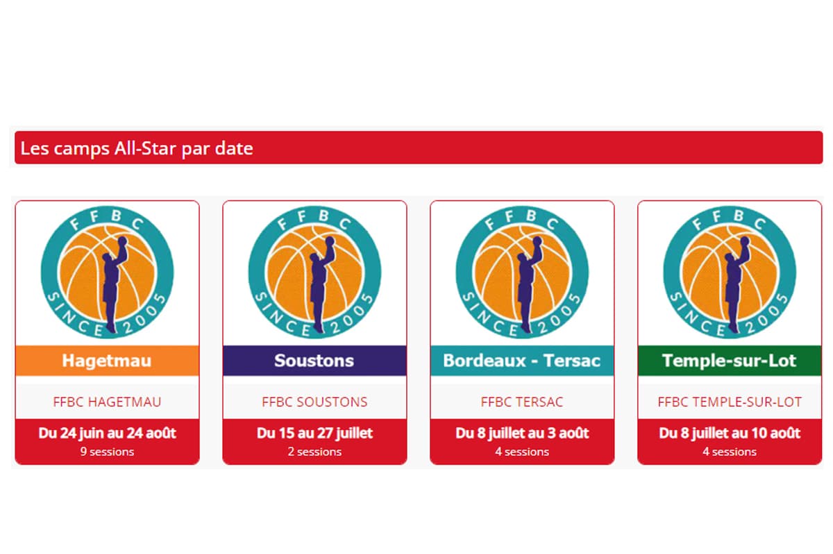 [CAMPS] Les inscriptions aux camps FFBC sont ouvertes