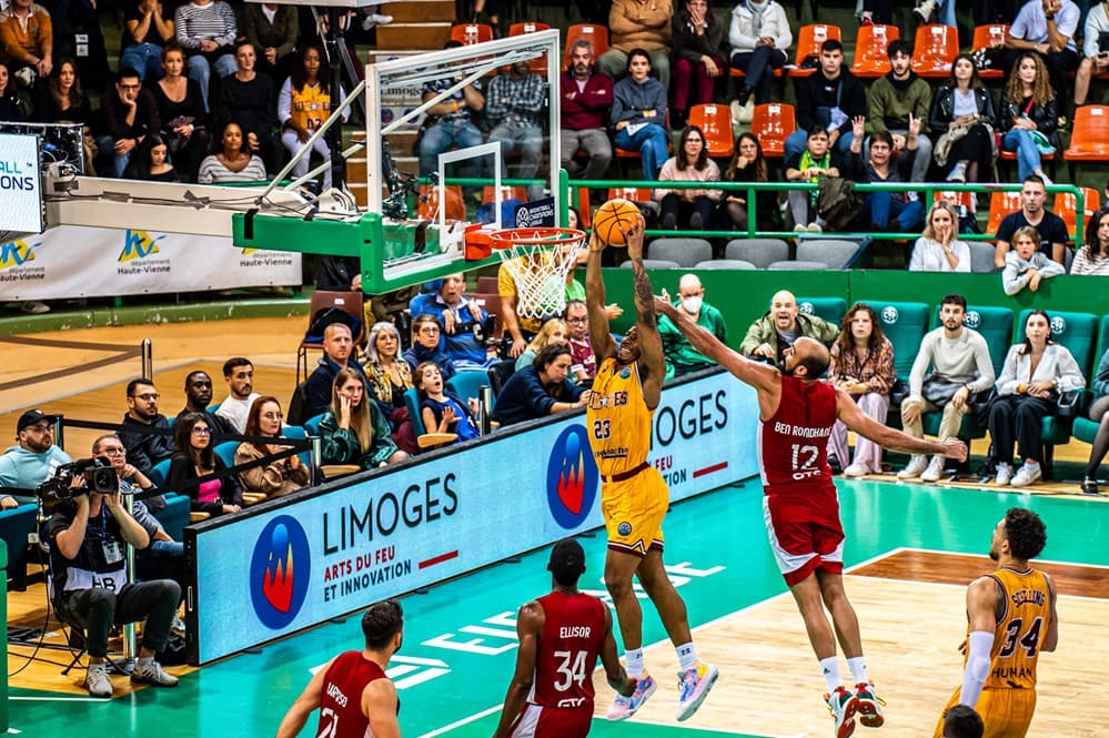 Limoges s’incline encore sur le fil face à Benfica
