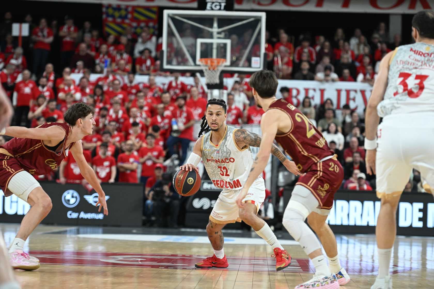 Monaco s’impose avec maîtrise face à Chalon et remporte son 10e match consécutif en championnat