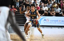 Tom audry lors de la première journée de Betclic ELITE face à Strasbourg.