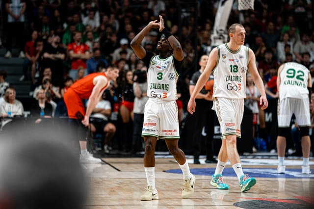 Clutch et altruiste, Sylvain Francisco aide le Zalgiris Kaunas à égaliser lors des finales en Lituanie