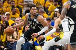 Giannis Antetokounmpo et les Bucks face à Indiana lors du premier tour des playoffs