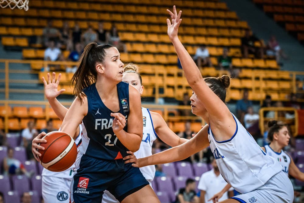 L&rsquo;équipe de France U18 féminine s&rsquo;impose sans trembler face à l&rsquo;Italie en quarts de finale de l&rsquo;EuroBasket