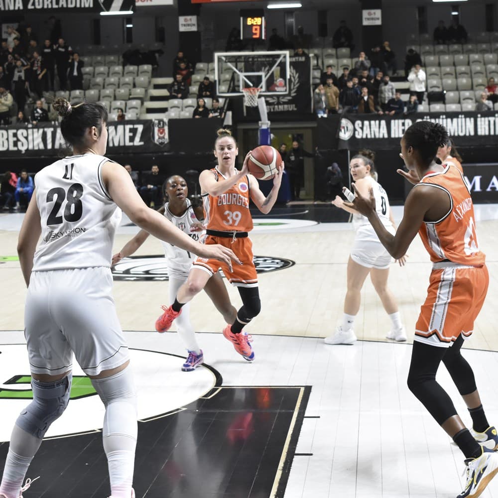 Un effondrement dommageable pour Bourges chez le Besiktas Istanbul