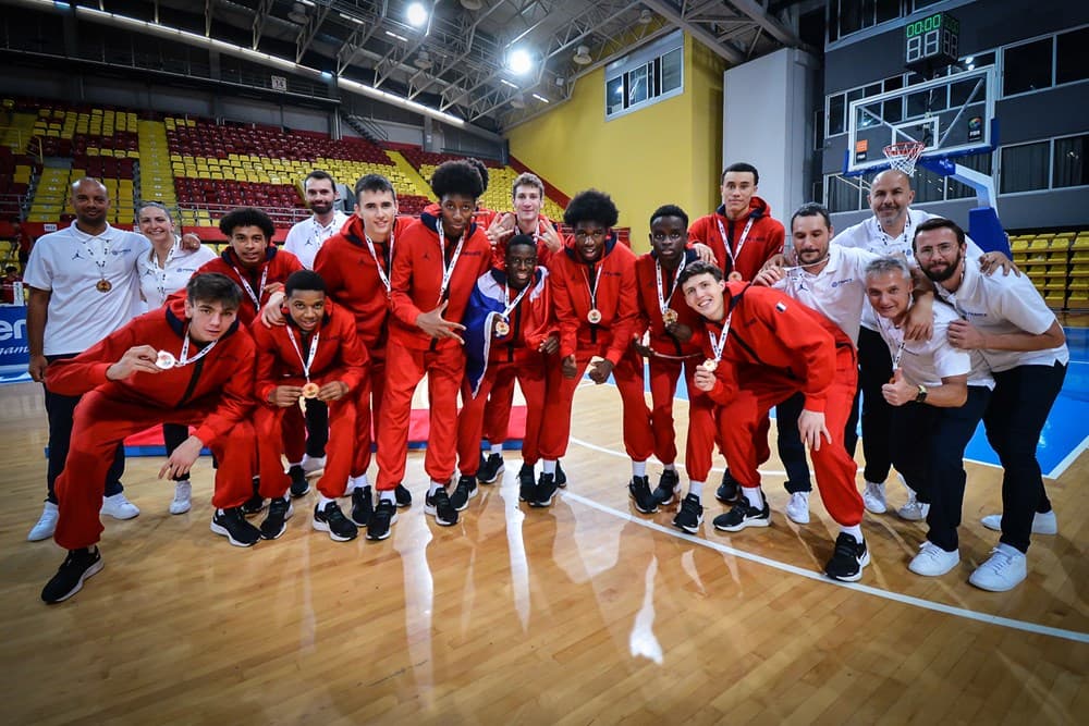 L’équipe de France U16 masculine en bronze à l’Euro