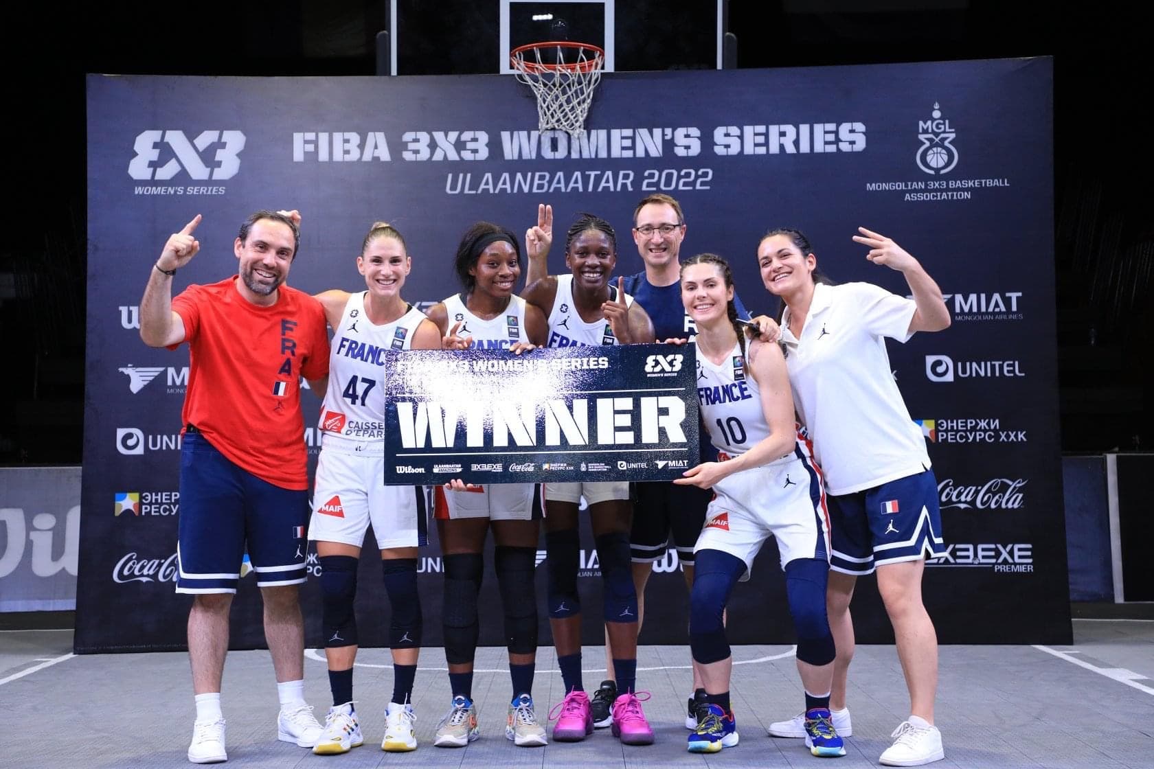 L&rsquo;Équipe de France féminine remporte la 3&#215;3 Women&rsquo;s Series de Ulaanbaatar en Mongolie