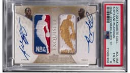 Carte signée par Michael Jordan et Kobe Bryant