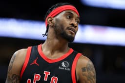Jalen McDaniels sous les couleurs des Toronto Raptors face à Minnesota