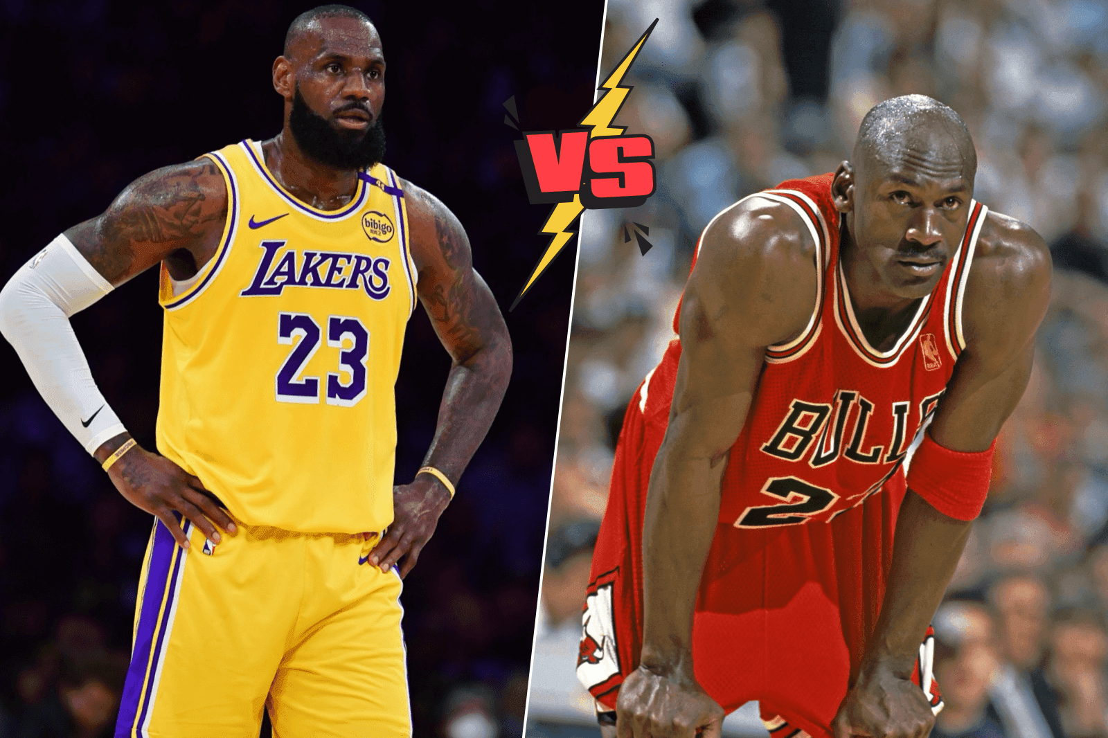 Un affrontement  pour l’éternité : MrBeast veut opposer Michael Jordan à LeBron James dans un duel légendaire