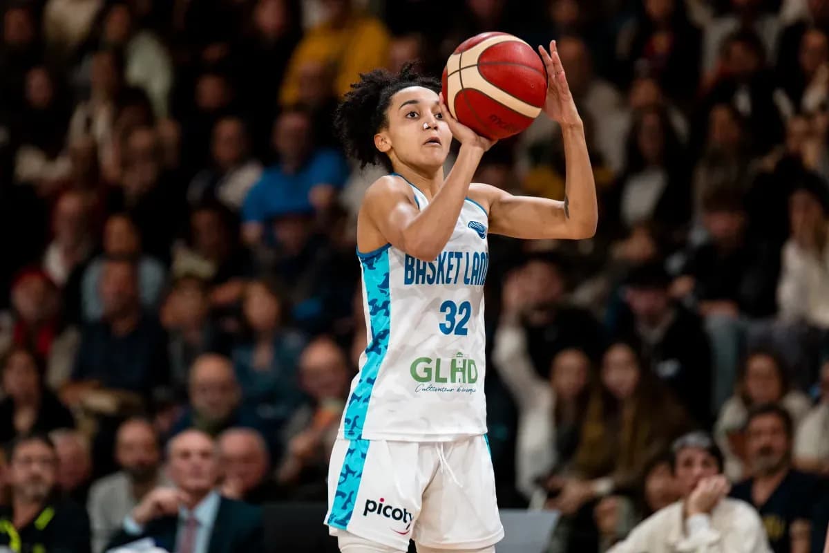 Avec une Leïla Lacan intenable, Basket Landes remporte le choc au sommet à Landerneau