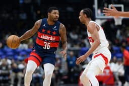 Marcus Smart sous le maillot des Wizards face à Toronto