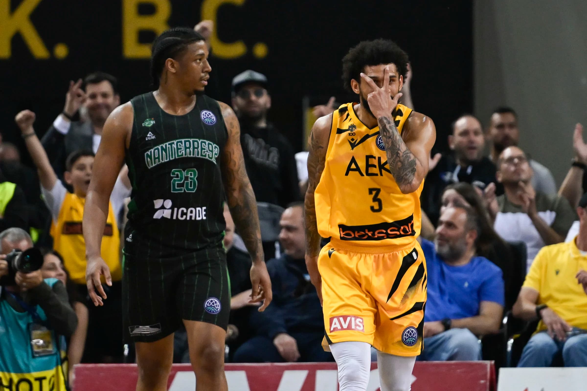 Rêve de Final Four de la BCL envolé pour Nanterre, corrigé par l’AEK Athènes !