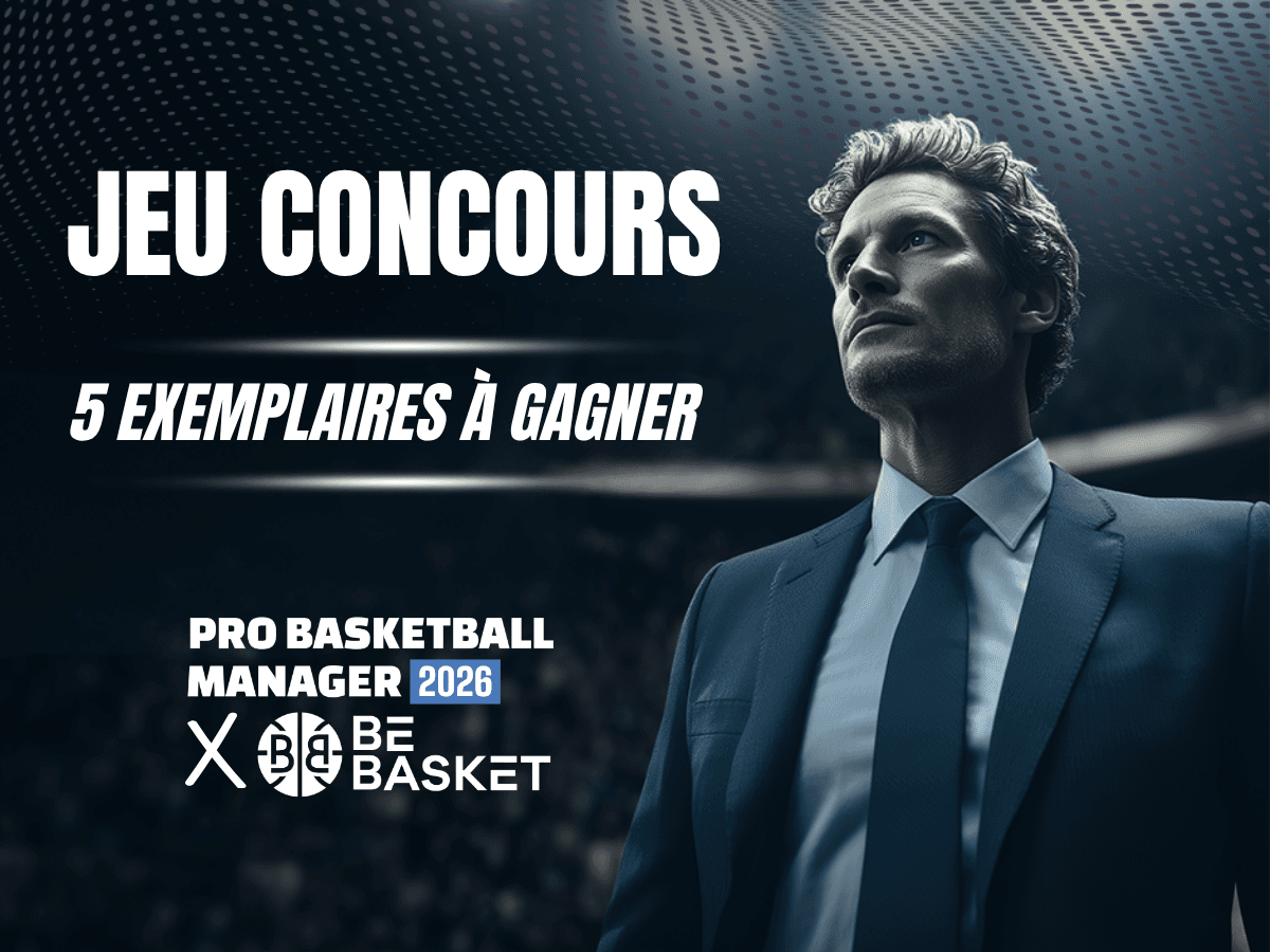 Pro Basketball Manager 2026 x BeBasket : 5 jeux à gagner !