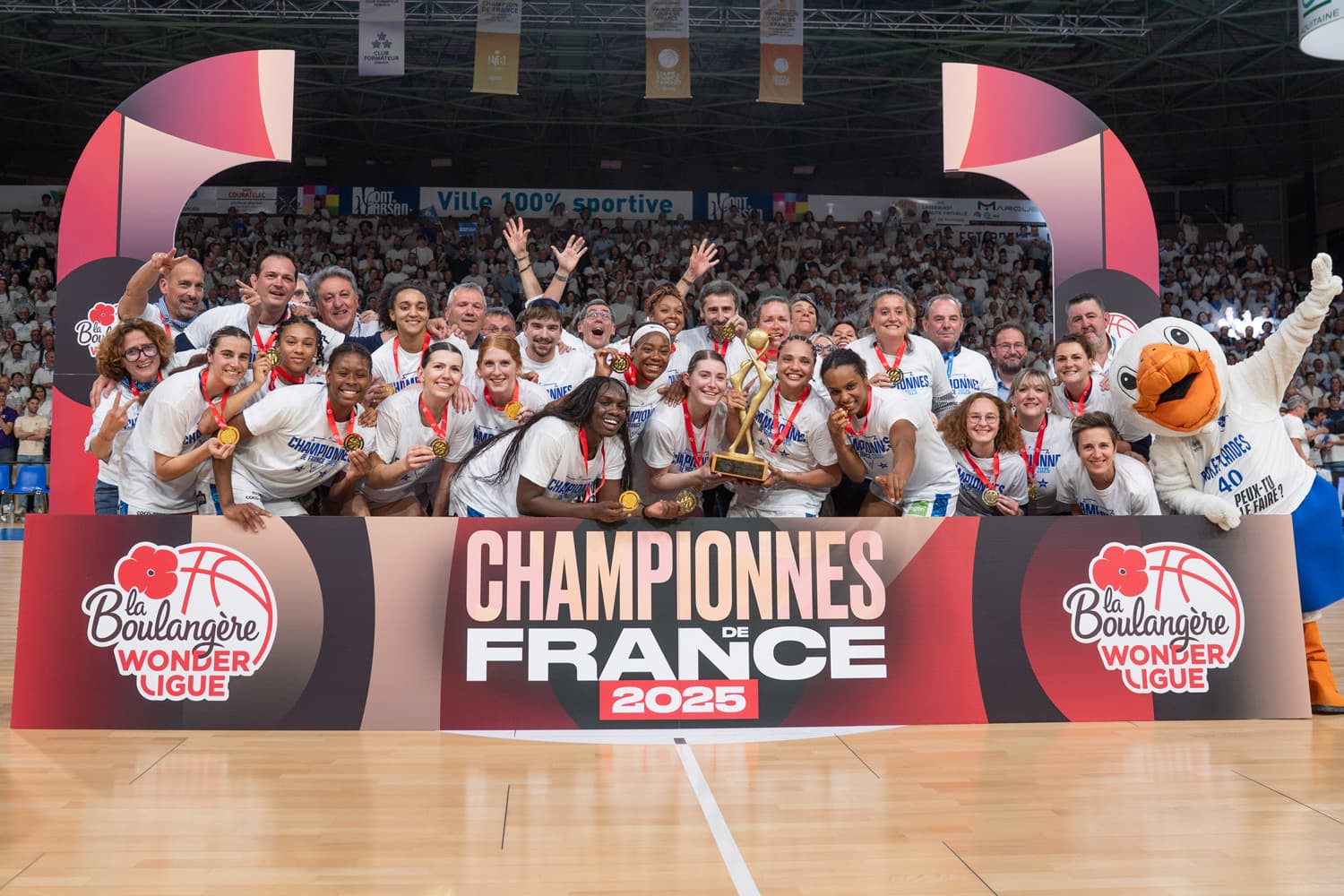 La deuxième couronne de Basket Landes, sacré champion de France !