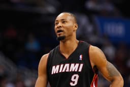 Rashard Lewis sous le maillot du Miami Heat face aux Magic