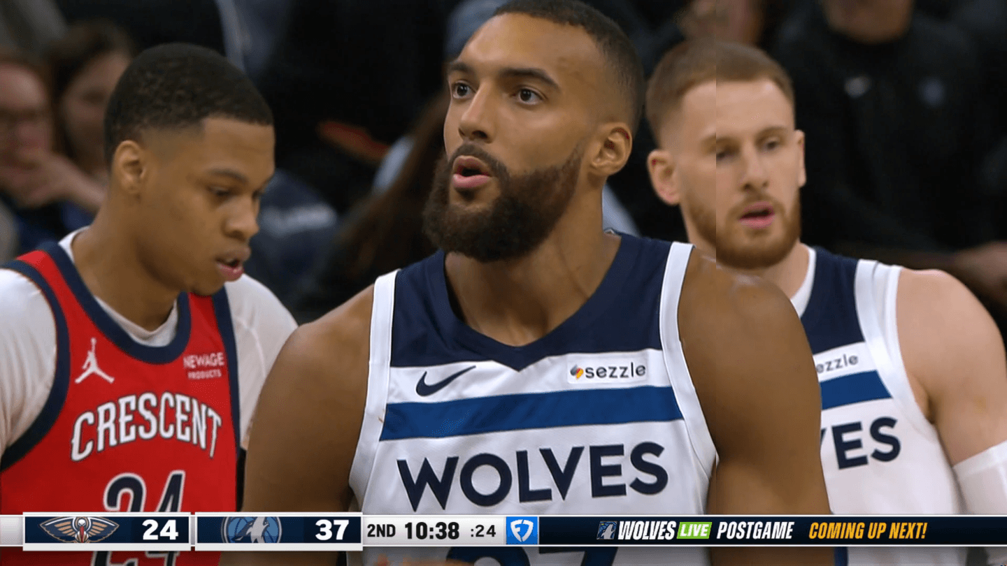 Rudy Gobert et les Timberwolves enchaînent une deuxième défaite, face à La Nouvelle-Orléans