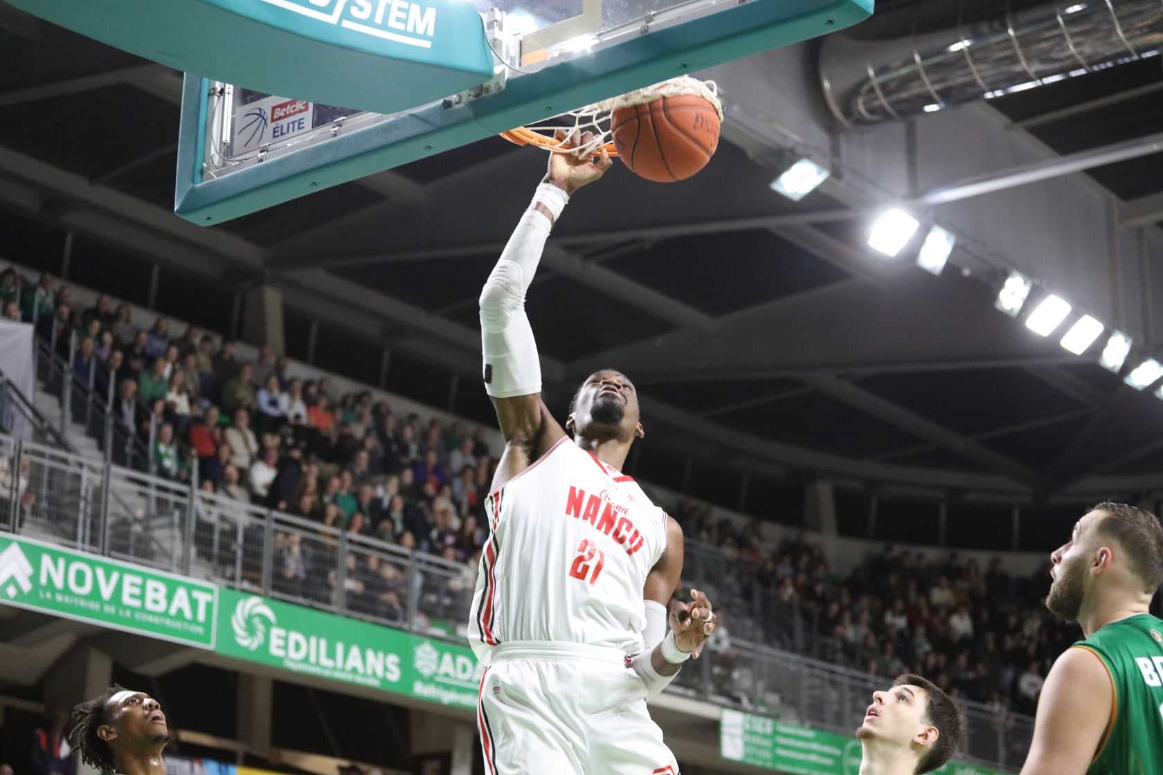 Avec un Shevon Thompson redevenu géant, Nancy fait tomber Le Portel