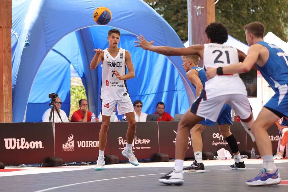 L&rsquo;équipe de France U17 masculine en quarts de finale à Voiron