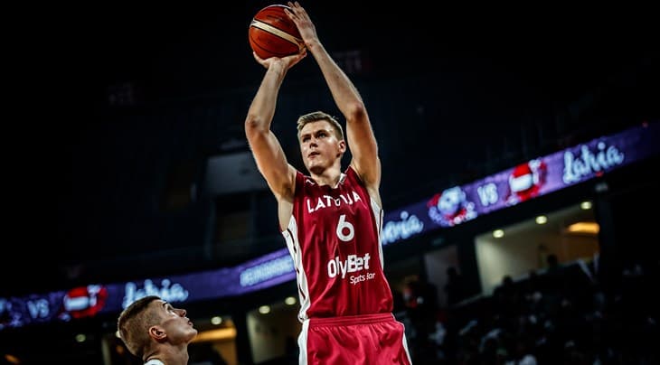 La Lettonie avec Kristaps Porzingis pour la première fois depuis 2017