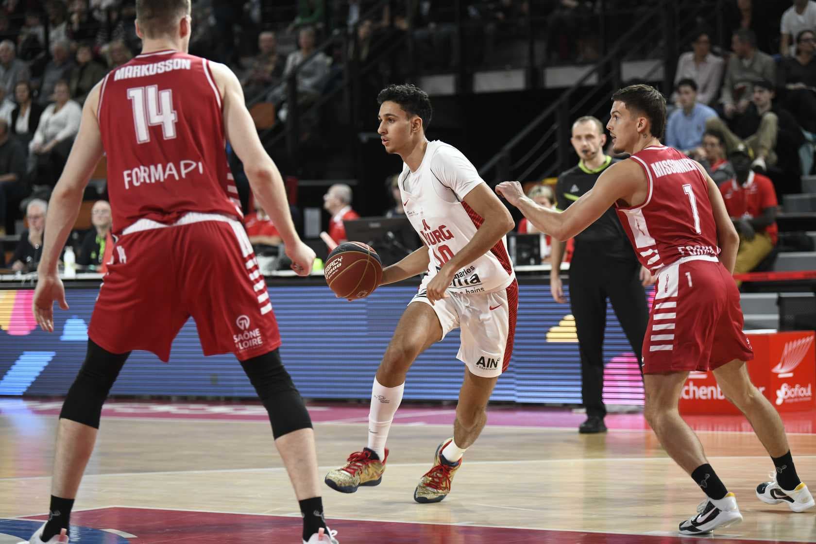 La JL Bourg rebondit bien contre l&rsquo;Elan Chalon quand Paris tombe à Roanne