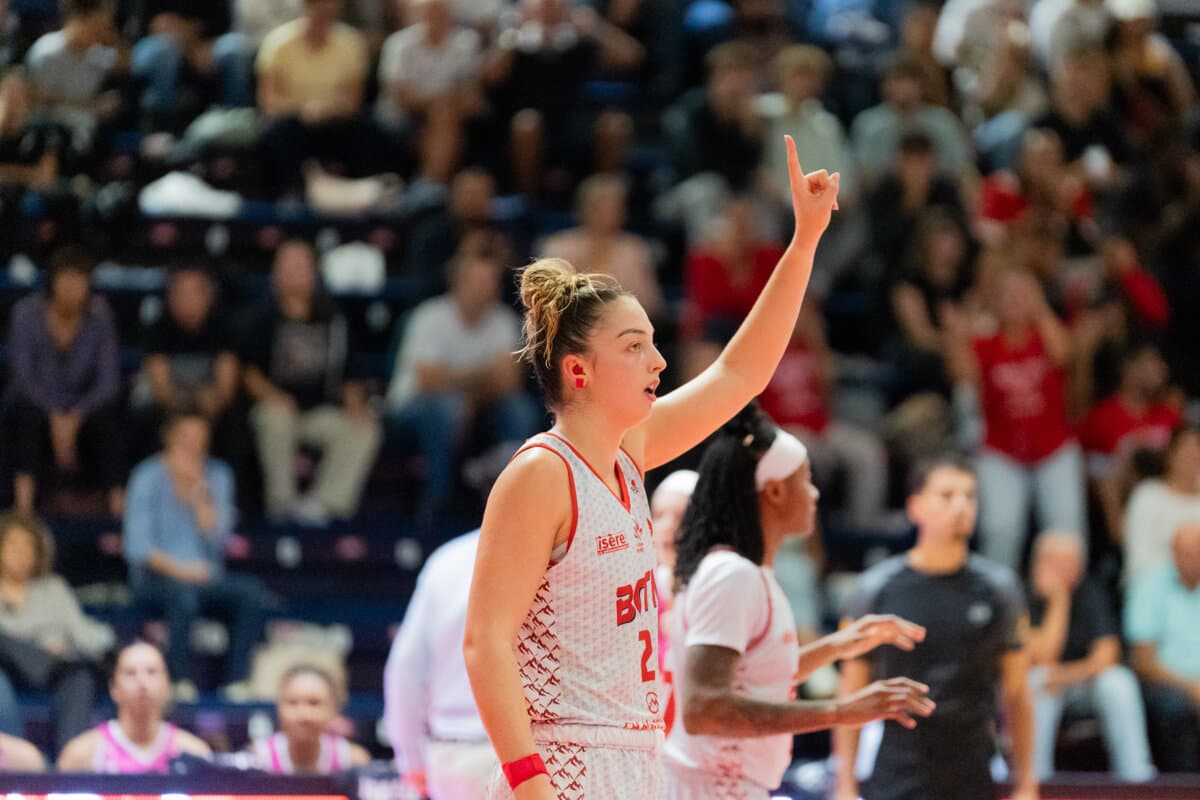 Elena Zemoura (La Tronche Meylan) face à Toulouse M.B., La Boulangère Wonderligue, 7 octobre 2026