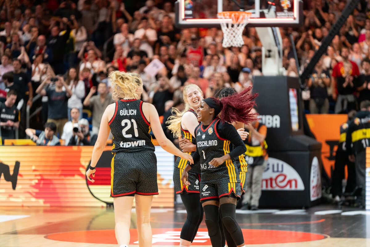 Marie Guelich et Alexis Peterson (Allemagne (F)) face à Belgique (F), Coupe du Monde Féminine, 10 septembre 2026