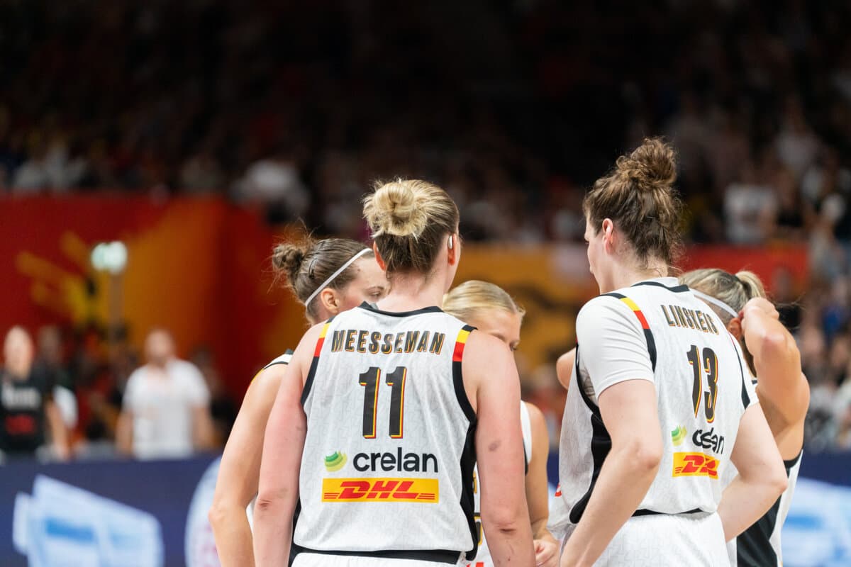 Emma Meesseman et Kyara Linskens (Belgique (F)) face à Allemagne (F), Coupe du Monde Féminine, 10 septembre 2026