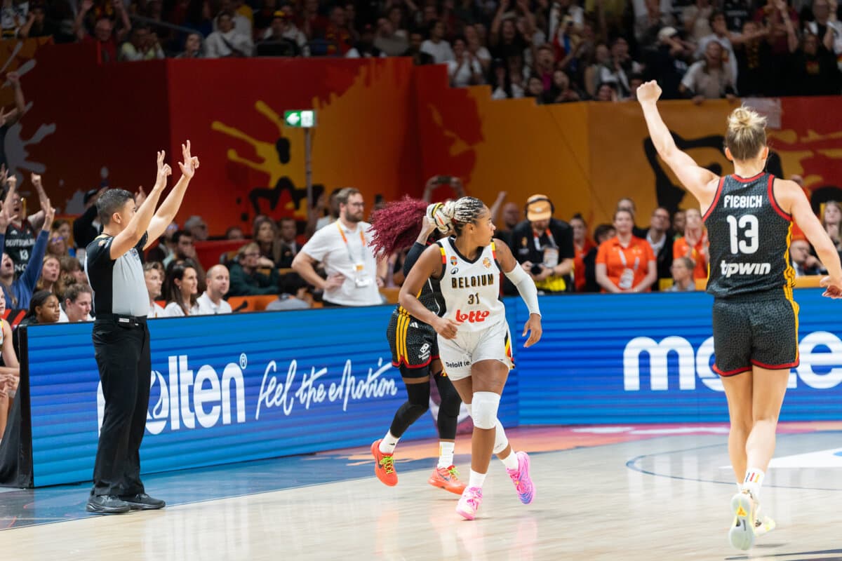 Maxuella Lisowa-Mbaka (Belgique (F)) face à Allemagne (F), Coupe du Monde Féminine, 10 septembre 2026