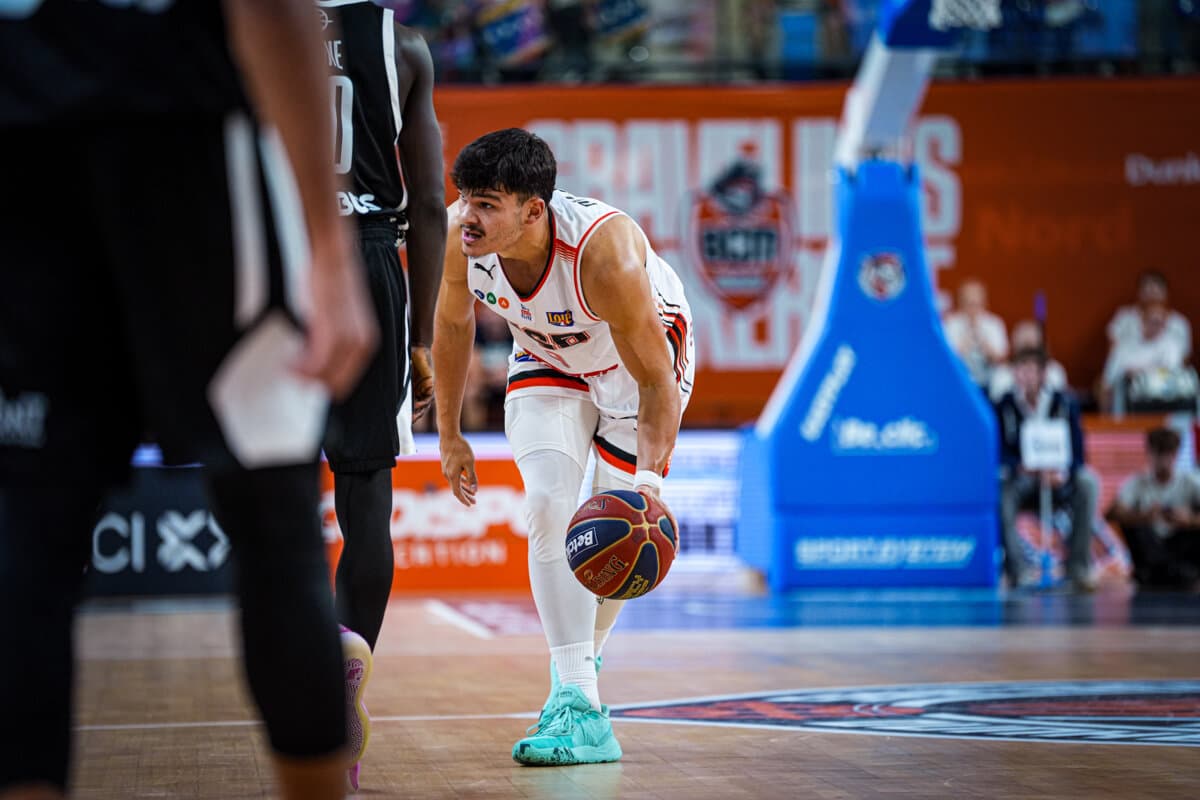 Léopold Delaunay (Le Mans) face à Gravelines, Betclic ELITE, 26 septembre 2026
