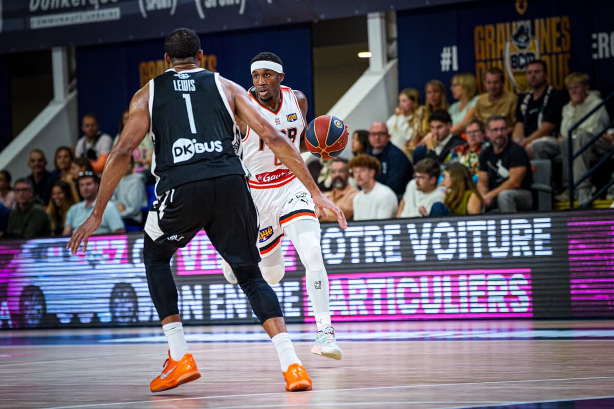 Carlos Stewart (Le Mans) face à Gravelines, Betclic ELITE, 26 septembre 2026