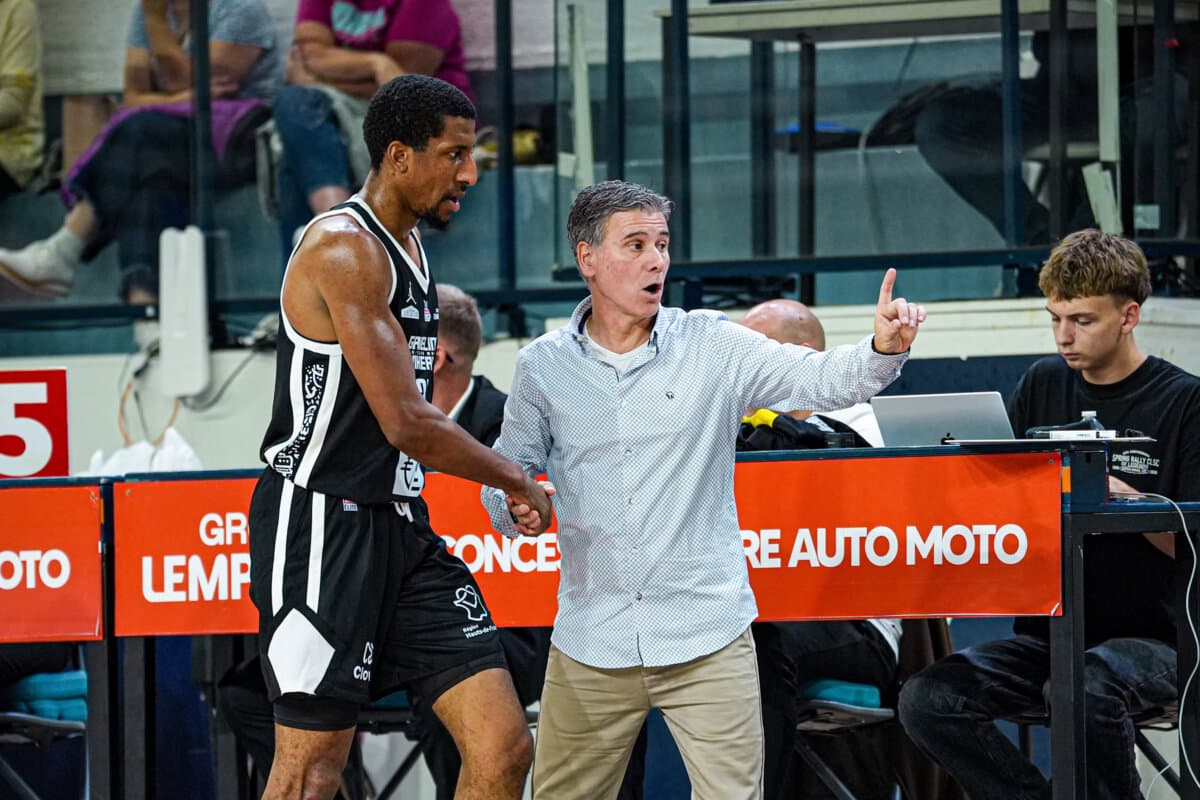 Le coach Jean-Christophe Prat lors de Gravelines - Le Mans, Betclic ELITE, 26 septembre 2026