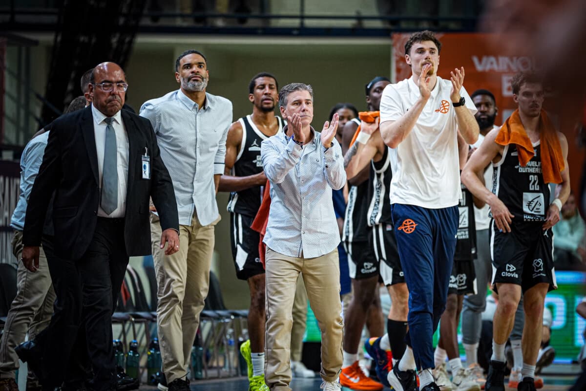 Le coach Jean-Christophe Prat lors de Gravelines - Le Mans, Betclic ELITE, 26 septembre 2026