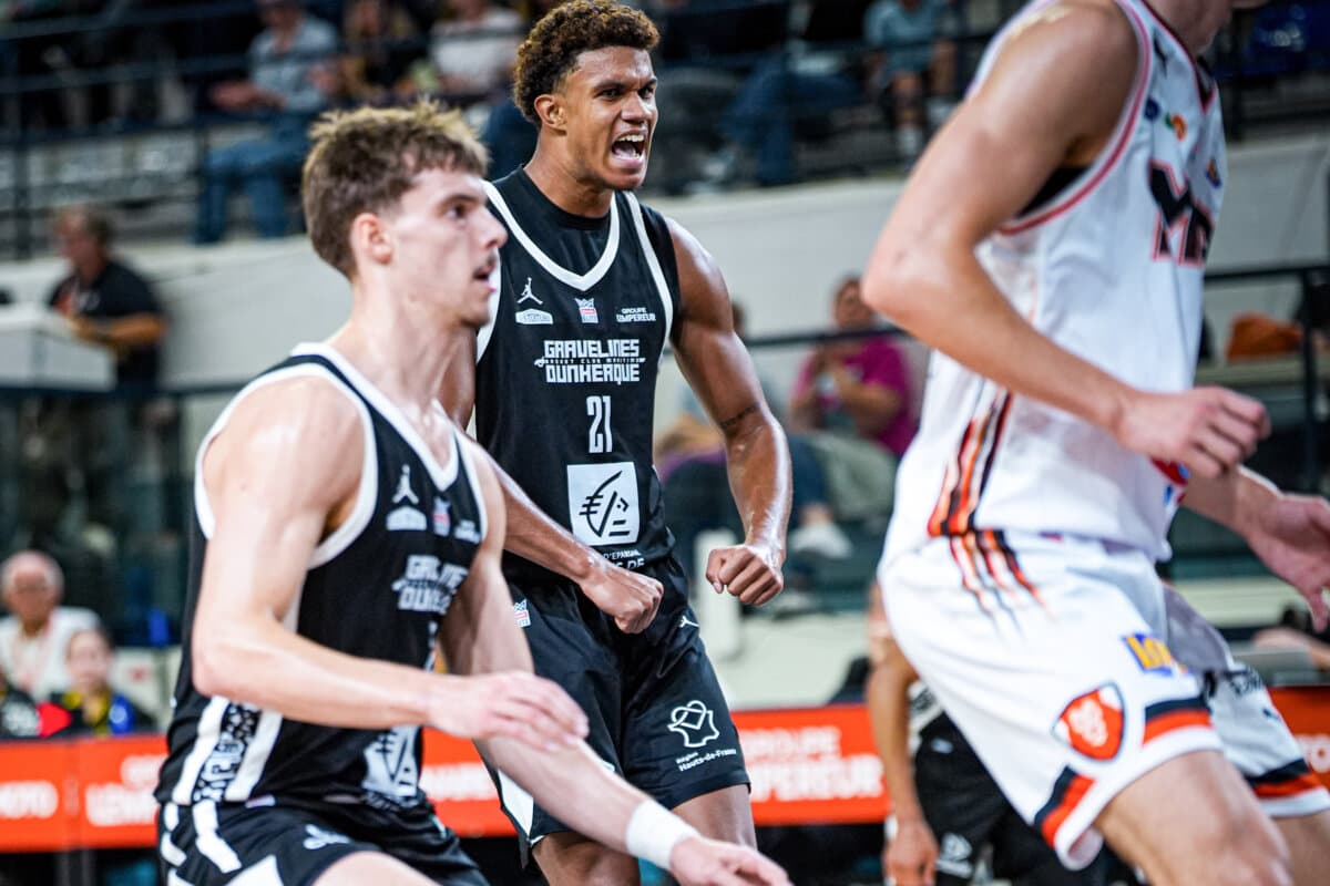 Jahel Trefle et Soren Bracq (Gravelines) face à Le Mans, Betclic ELITE, 26 septembre 2026