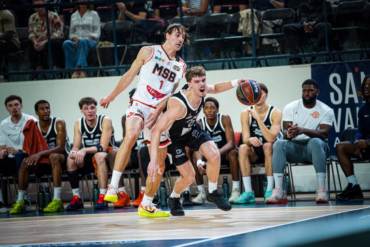 Louka Letailleur (Gravelines) face à Bastien Grasshoff (Le Mans), Betclic ELITE, 26 septembre 2026