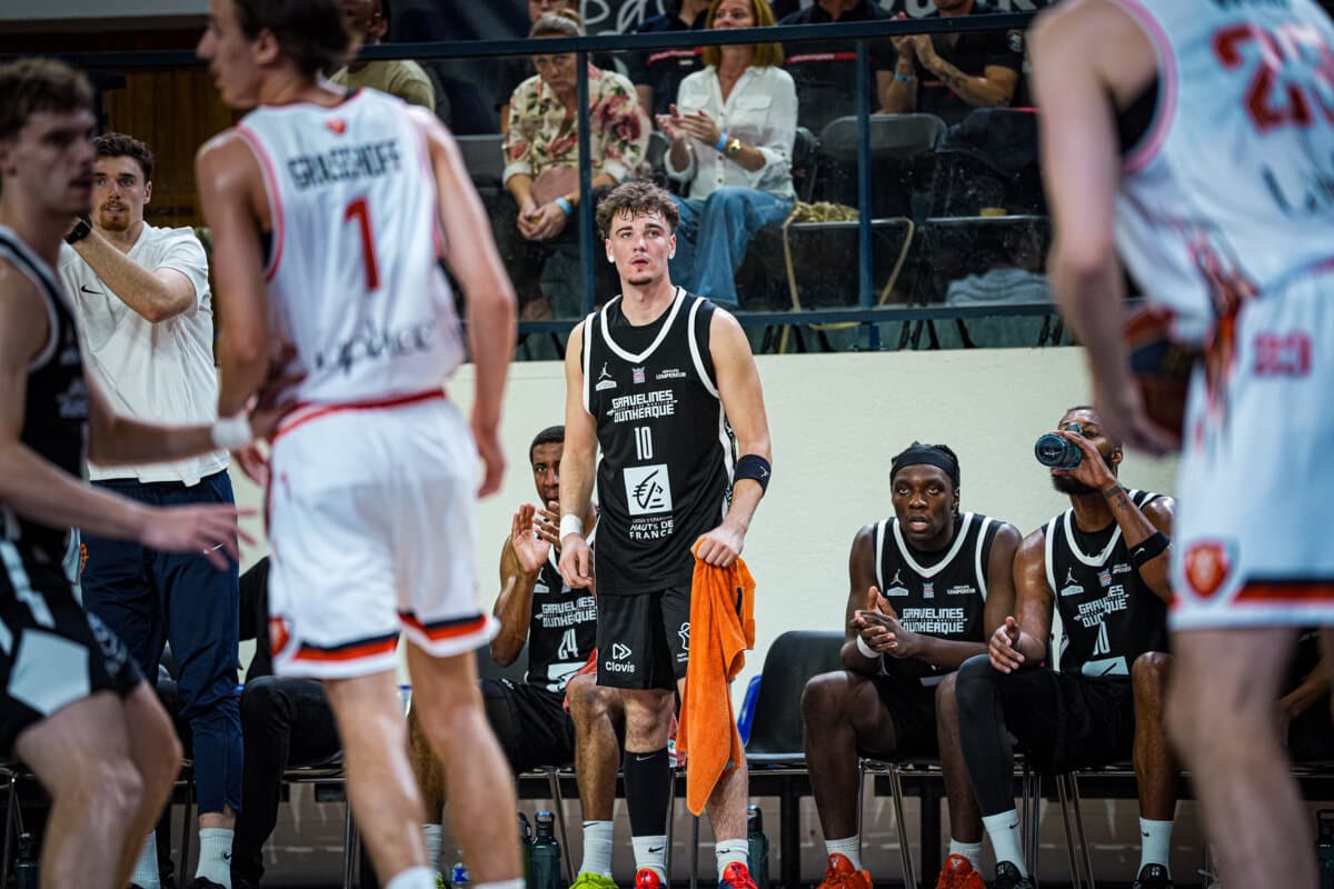 Louka Letailleur (Gravelines) face à Le Mans, Betclic ELITE, 26 septembre 2026