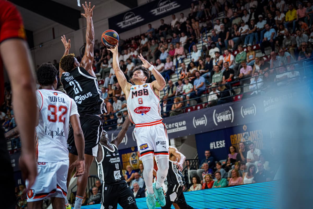 Léopold Delaunay (Le Mans) face à Gravelines, Betclic ELITE, 26 septembre 2026