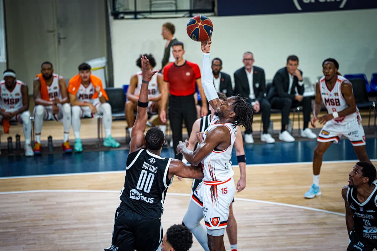 Wilfried Yeguete (Le Mans) face à Gravelines, Betclic ELITE, 26 septembre 2026