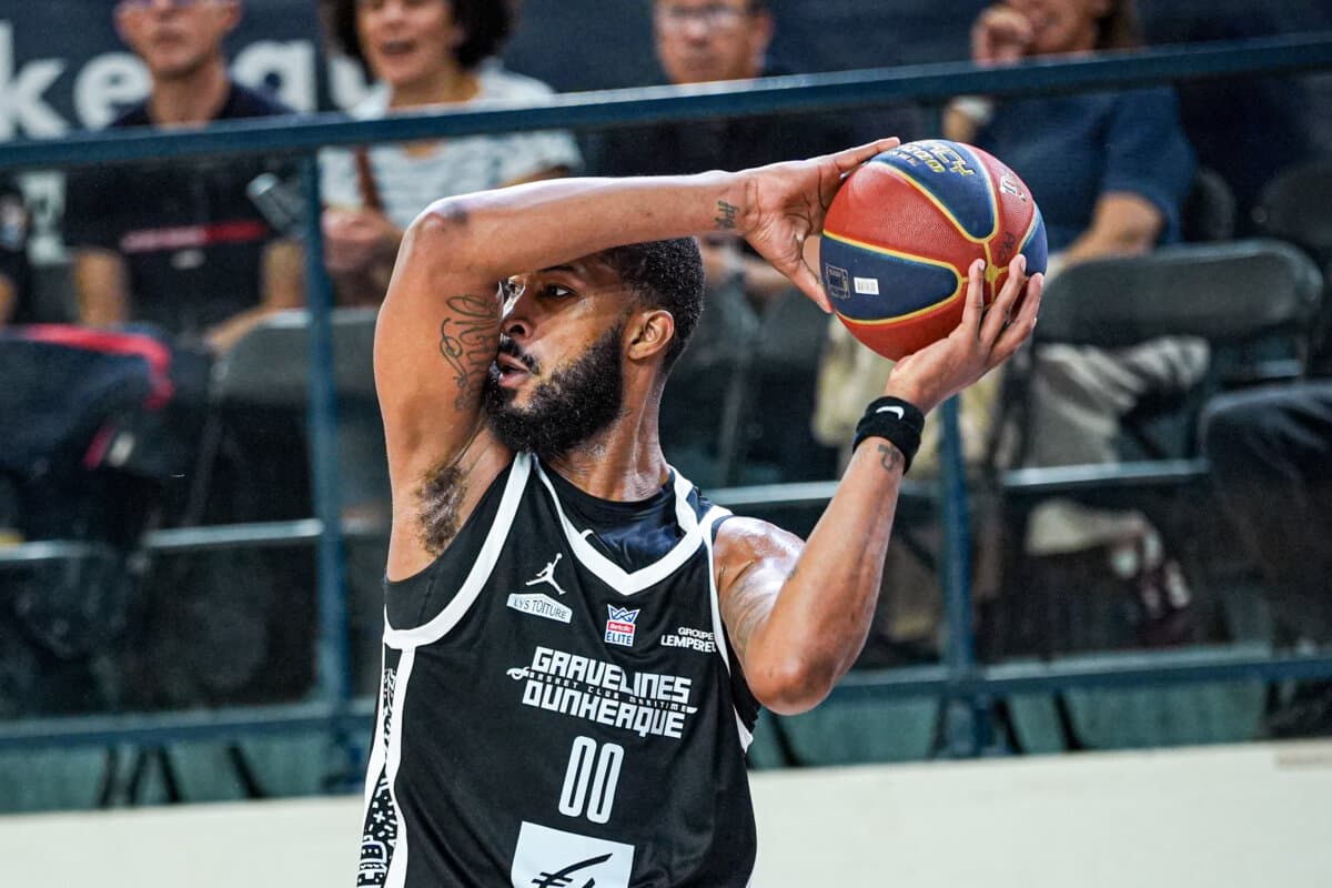 Mikael Hopkins (Gravelines) face à Le Mans, Betclic ELITE, 26 septembre 2026