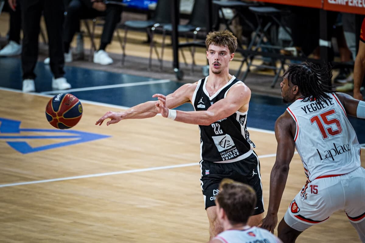 Soren Bracq (Gravelines) face à Le Mans, Betclic ELITE, 26 septembre 2026
