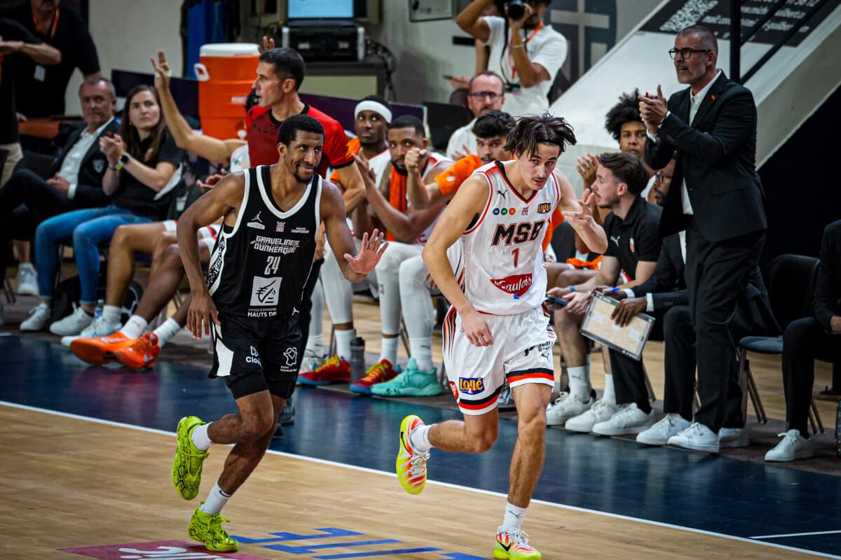 Aubrey Dawkins (Gravelines) face à Bastien Grasshoff (Le Mans), Betclic ELITE, 26 septembre 2026