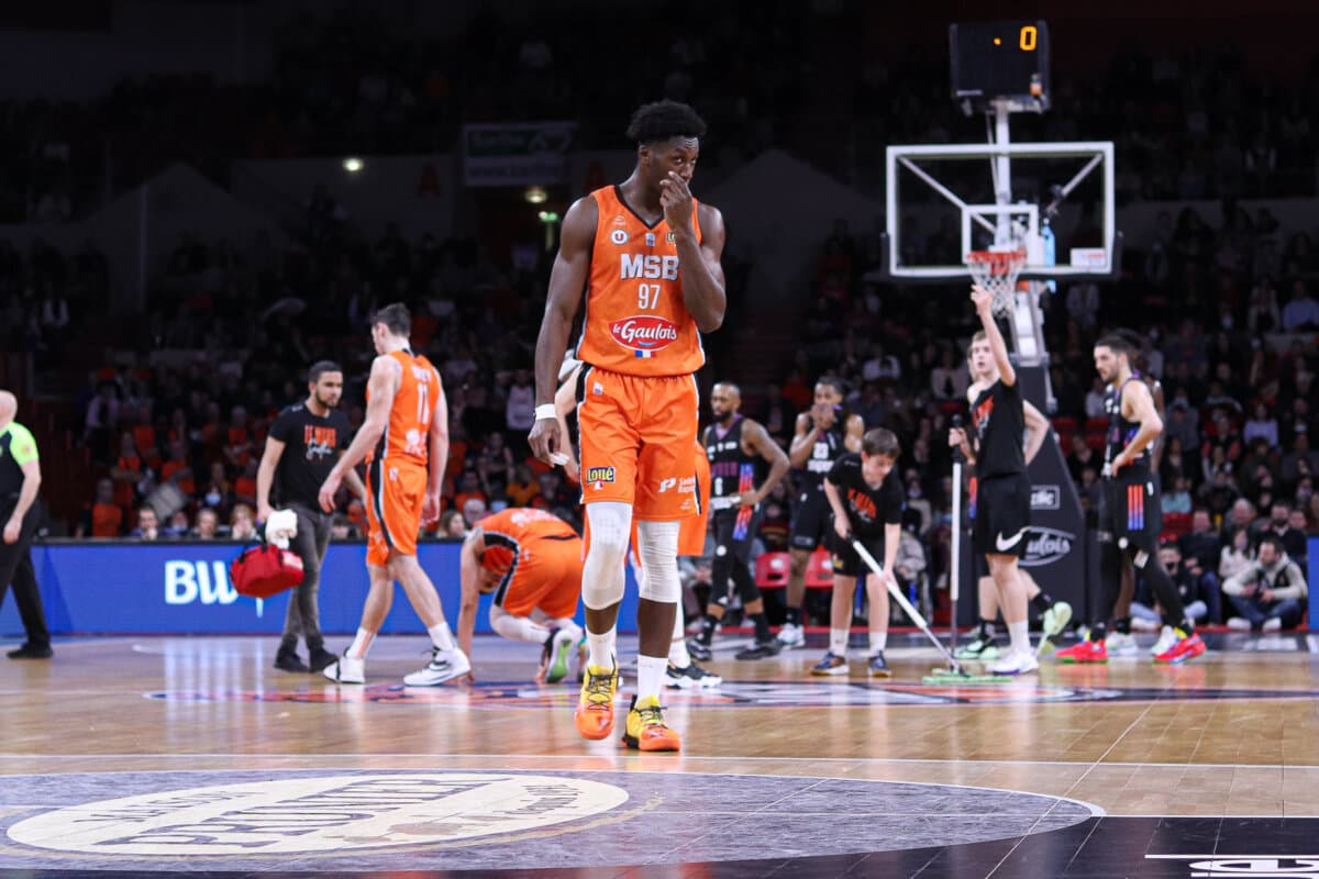 Valentin Chery (Le Mans) face à Paris Basketball, Betclic ELITE, 5 mars 2022