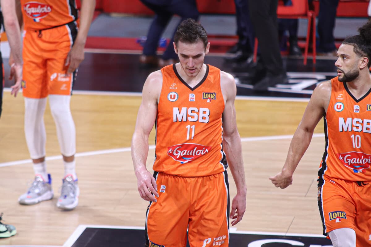 Terry Tarpey (Le Mans) face à Paris Basketball, Betclic ELITE, 5 mars 2022