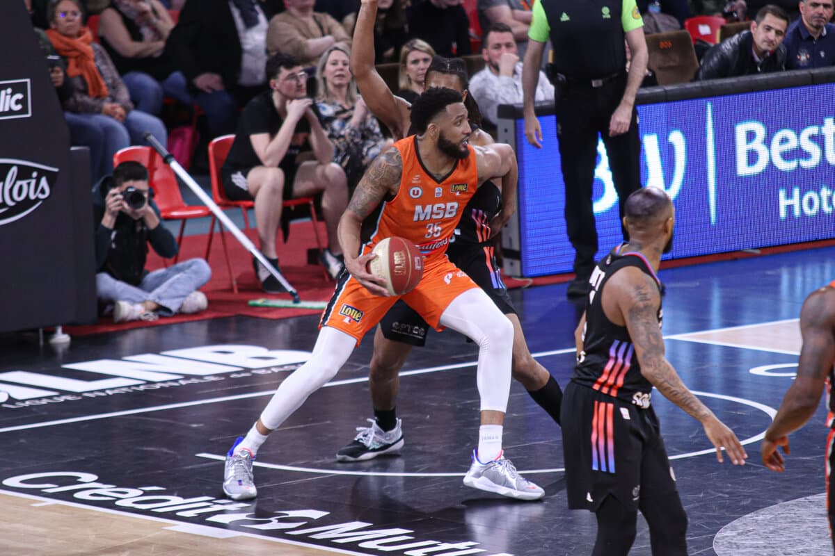 TaShawn Thomas (Le Mans) face à Paris Basketball, Betclic ELITE, 5 mars 2022